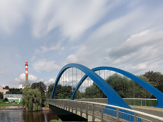 Cheb chystá stavbu hned dvou mostů. Překlenou Ohři a železniční trať