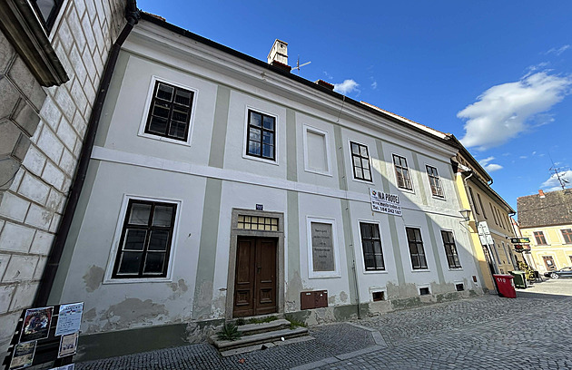Krčínův dům v Třeboni je opět na prodej. Prázdný zůstává už skoro třicet let