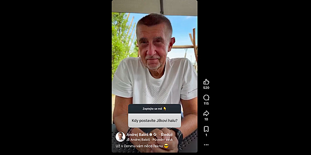 „Těm, kteří se mi vysmívali, sklapne.“ Babiš se vyjádřil k hale pro rychlobruslaře Jílka