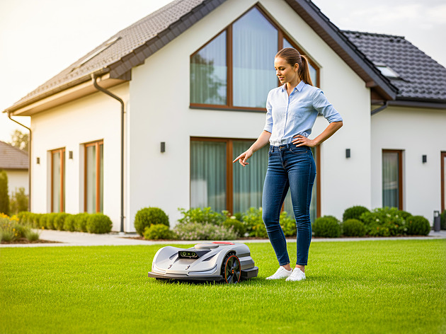Zvládne i extrémní 70% svah, kde člověk padá. Nová generace robotů ukončuje éru skalpovaných trávníků